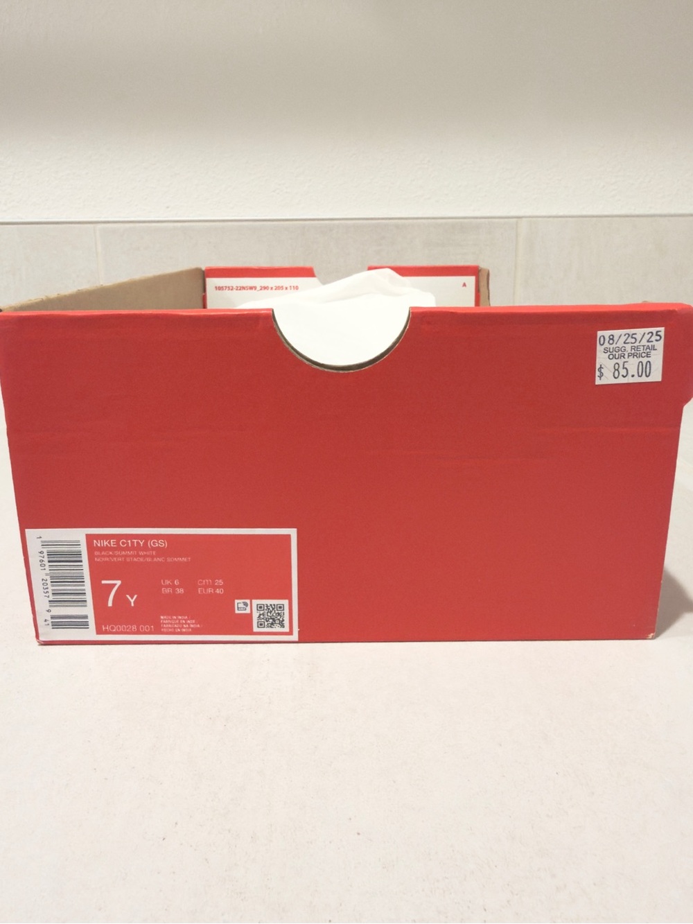 🖤 Nike C1TY Street Low Top Suede Sneaker Shoes (Youth/Men’s 7 or Women’s 8.5) - Picture 10 of 12